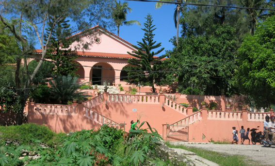 Baucau's pink Pousada built by the Portuguese in the 1950s 