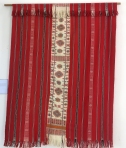 This tais, woven using the mapa'uf technique, was traditionally worn only by rulers and people of high status.